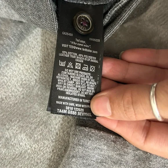 Ted Baker bevyhill quarter zip pullover sweater - Picture 12 of 13